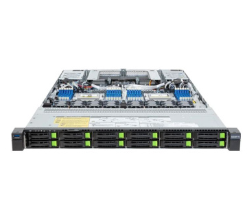 Сервер Gigabyte 1U-Gig-2x9374F-8x64 (2x9374F, 8x64Gb, 4xSSD 7.68Tb SAS, 9540-8i, 2x SFP28, 2x1600W)