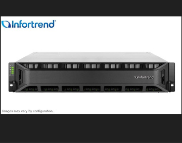 СХД infortrend DS 4024U Двухконтроллерная  2U 24-отсеков 2.5” U.2 NVMe