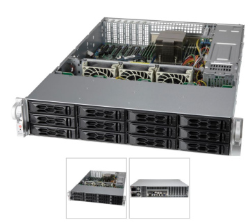 Корпус 2U CSE-LA26AC12-R920LP1 supermicro  2x920 Вт  12х3,5 LFF корзин горячей замены