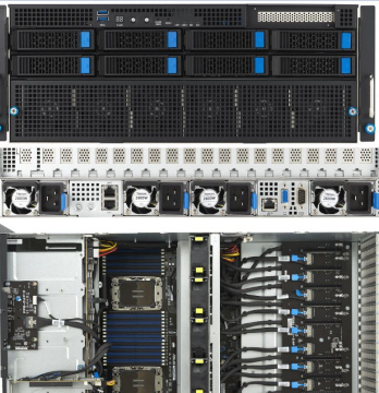 Серверная платформа ASUS ESC8000-E11 GPU  2хLGA 4677  8хLFF