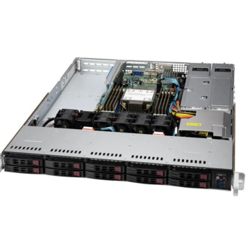  Серверная платформа SuperMicro SYS-110P-WR 1xLGA 4189 10xSFF