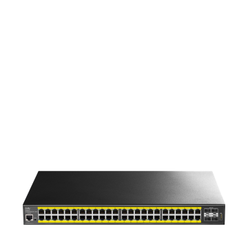 Коммутатор Cudy GS2048PS4-720W, 48xLAN 1Gbps, 4xSFP+, PoE