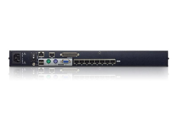 KVM-переключатель ATEN  KH1508AI-AX-G, 8 портов RJ-45 (cat 5) с доступом по IP, high density